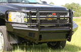 Fab Fours CH11-S2760-1 Chevy Silverado 2500/3500 HD 2011-2014 Black Steel Front Bumper Full Guard - BumperStock