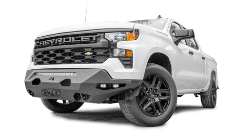 Fab Fours CS22-X5661-1 Chevy Silverado 1500 2022-2023 Matrix Front Bumper Winch Ready No Guard - BumperStock