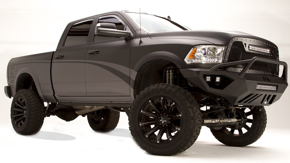 Fab Fours DR10-V2952-1 Dodge Ram 2500/3500 HD 2010-2018 Vengeance Front Bumper Pre-Runner Guard Non-Sensor - BumperStock