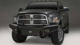 Fab Fours DR19-Q4461-1 Ram 2500/3500 HD 2019-2024 Black Steel Elite Front Bumper No Guard