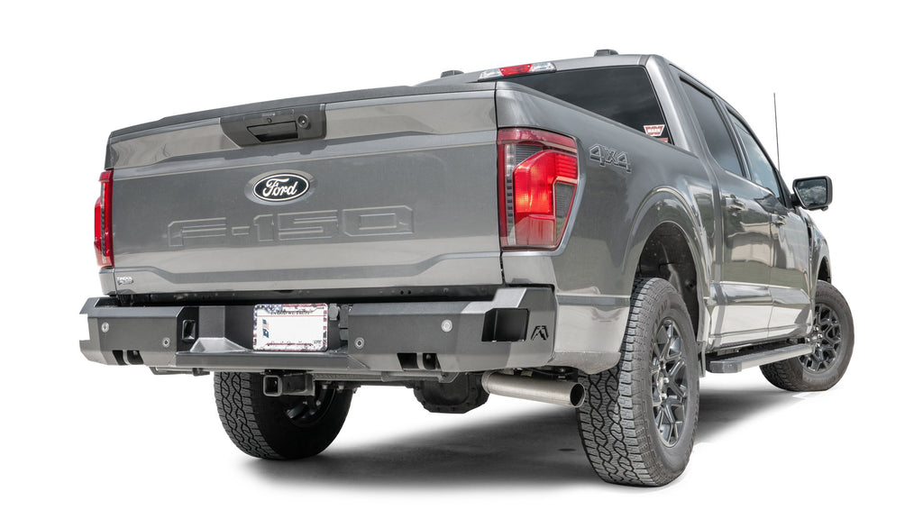 F150 Rear Fab Fours FF24-W6551-1 2024-2025 Ford F150 Rear Bumper, Bumperstock