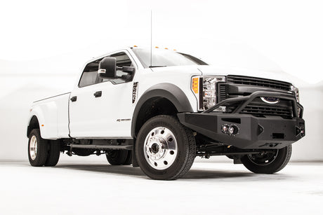 Fab Fours FS17-A4252-1 Ford F450/F550 Superduty 2017-2022 Premium Front Winch Bumper Pre-Runner Guard - BumperStock