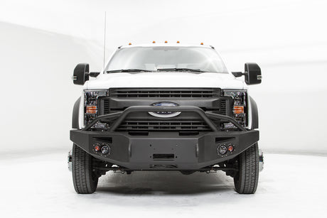 Fab Fours FS17-A4252-1 Ford F450/F550 Superduty 2017-2022 Premium Front Winch Bumper Pre-Runner Guard - BumperStock