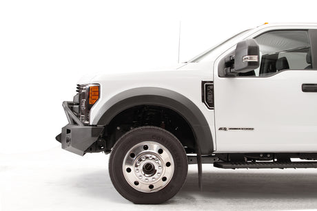 Fab Fours FS17-A4252-1 Ford F450/F550 Superduty 2017-2022 Premium Front Winch Bumper Pre-Runner Guard - BumperStock