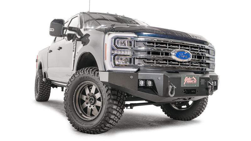 Fab Fours FS23-A5951-1 Ford F250/F350 Superduty 2023 New Premium Front Winch Bumper No Guard - BumperStock