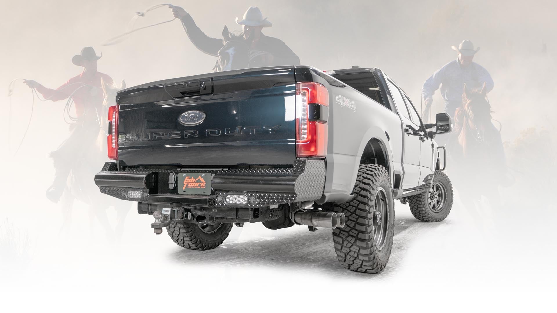 Black Steel Rear Step Bumper W/ Sensor Hole – For Chevy Express & GMC Savana 1996-2024