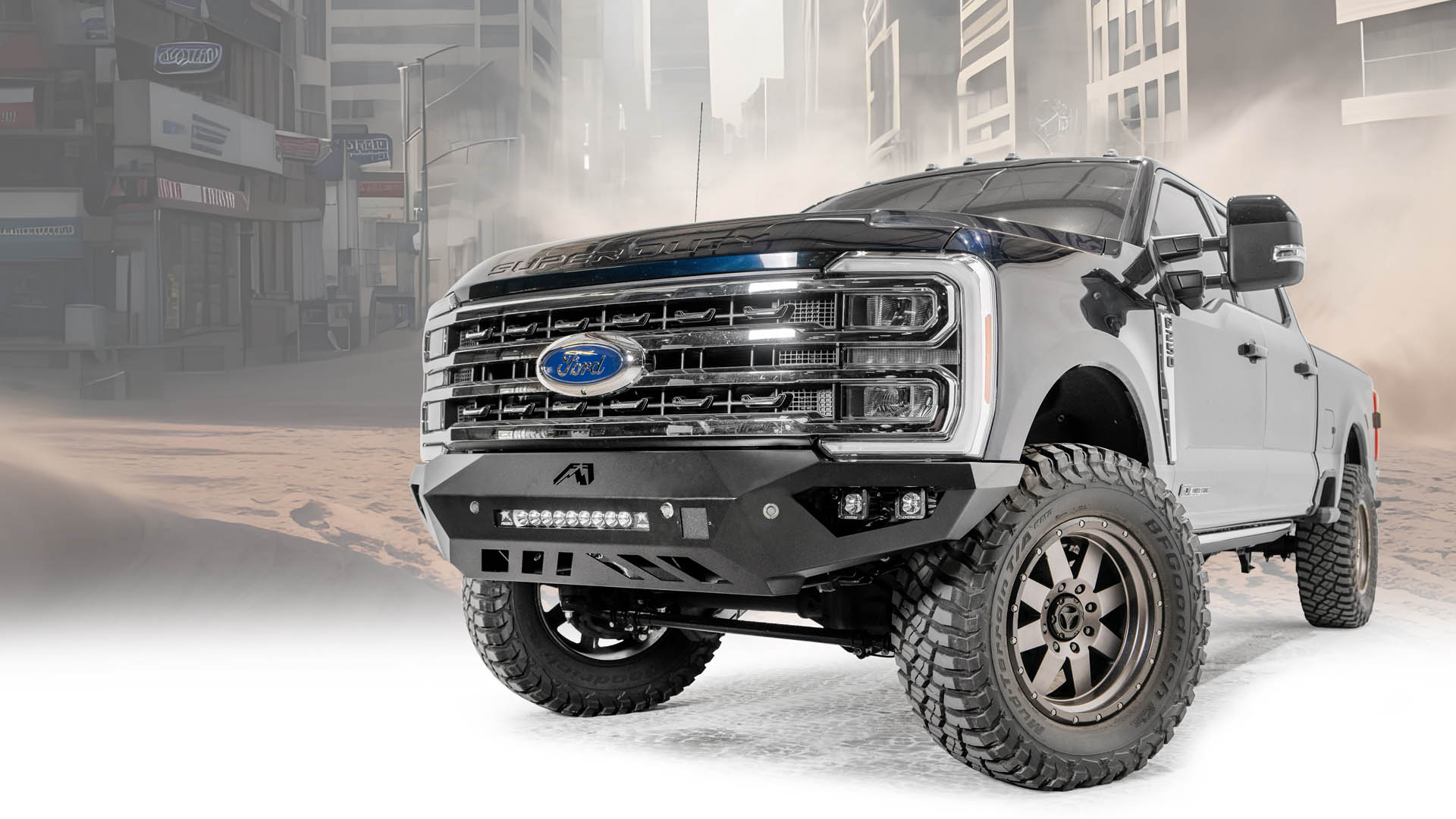 Fab Fours FS23-V5951-1 Ford F250/F350 Superduty 2023-2025 Vengeance Front Bumper No Guard