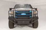 Fab Fours FS99-Q1660-1 Ford F250/F350/F450/F550 Super Duty 1999-2004 Black Steel Elite Front Bumper Full Guard