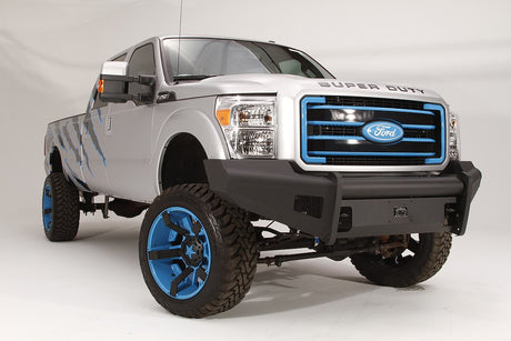 Fab Fours FS99-Q1661-1 Ford F250/F350/F450/F550 Super Duty 1999-2004 Black Steel Elite Front Bumper No Guard
