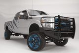 Fab Fours FS99-S1660-1 Ford F250/F350/F450/F550 Super Duty 1999-2004 Black Steel Front Bumper Full Guard - BumperStock
