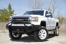 Fab Fours GM07-K2162-1 GMC Sierra 1500 2007-2013 Black Steel Front Bumper Pre-Runner Guard - BumperStock