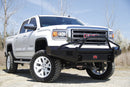 Fab Fours GM07-K2162-1 GMC Sierra 1500 2007-2013 Black Steel Front Bumper Pre-Runner Guard - BumperStock