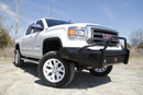Fab Fours GM07-K2162-1 GMC Sierra 1500 2007-2013 Black Steel Front Bumper Pre-Runner Guard - BumperStock