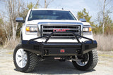 Fab Fours GM07-K2162-1 GMC Sierra 1500 2007-2013 Black Steel Front Bumper Pre-Runner Guard - BumperStock