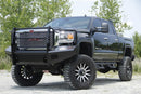 Fab Fours GM11-S2860-1 GMC Sierra 2500/3500 HD 2011-2014 Black Steel Front Bumper Full Guard - BumperStock