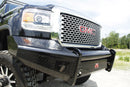 Fab Fours GM11-S2861-1 GMC Sierra 2500/3500 HD 2011-2014 Black Steel Front Bumper No Guard - BumperStock
