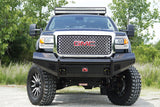 Fab Fours GM11-S2861-1 GMC Sierra 2500/3500 HD 2011-2014 Black Steel Front Bumper No Guard - BumperStock