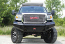 Fab Fours GM11-S2861-1 GMC Sierra 2500/3500 HD 2011-2014 Black Steel Front Bumper No Guard - BumperStock