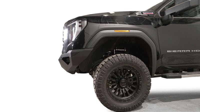 Fab Fours GM24-V6251-1 2024-2025 GMC Sierra 2500/3500 HD Vengeance Front Bumper No Guard - BumperStock