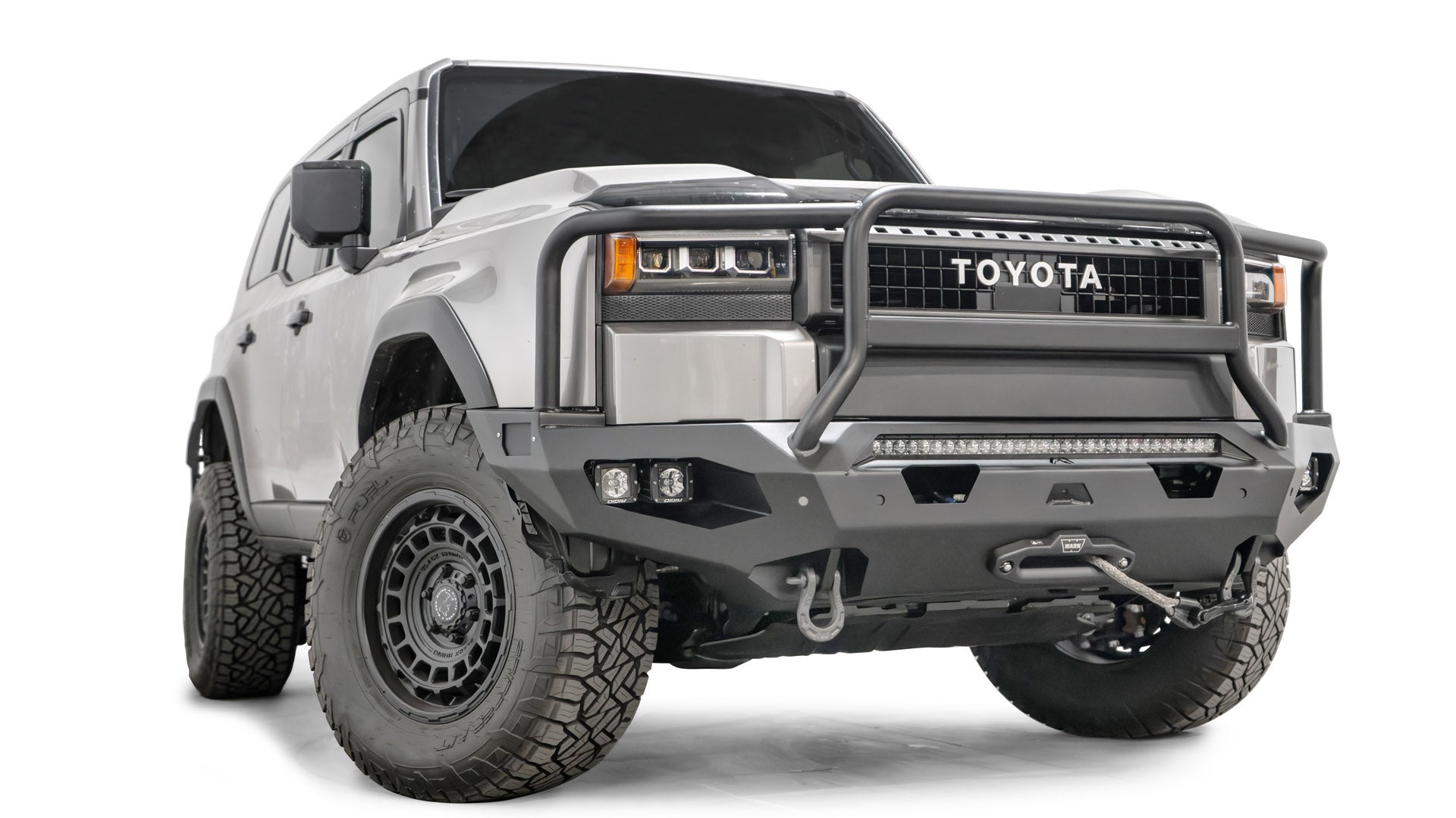 Fab Fours TL24-X6750-1 Toyota Land Cruiser 2024-2025 Matrix Front Winch Bumper Full Guard - BumperStock