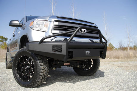 Fab Fours TT07-R1862-1 Toyota Tundra 2007-2013 Black Steel Elite Front Bumper Pre-Runner Guard