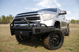 Fab Fours TT14-R2862-1 Toyota Tundra 2014-2021 Black Steel Elite Front Bumper Pre-Runner Guard