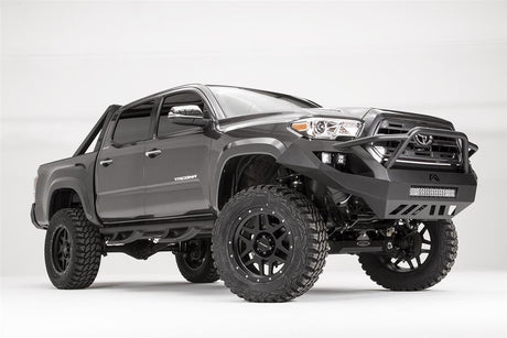 Fab Fours TT16-D3652-1 Toyota Tacoma 2016-2023 Vengeance Front Bumper High Pre-Runner Guard - BumperStock
