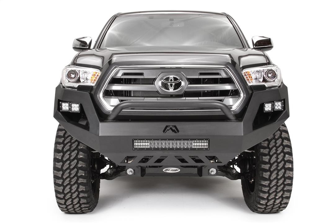 Fab Fours TT16-D3653-1 Toyota Tacoma 2016-2023 Vengeance Front Bumper Low Pre-Runner Guard - BumperStock