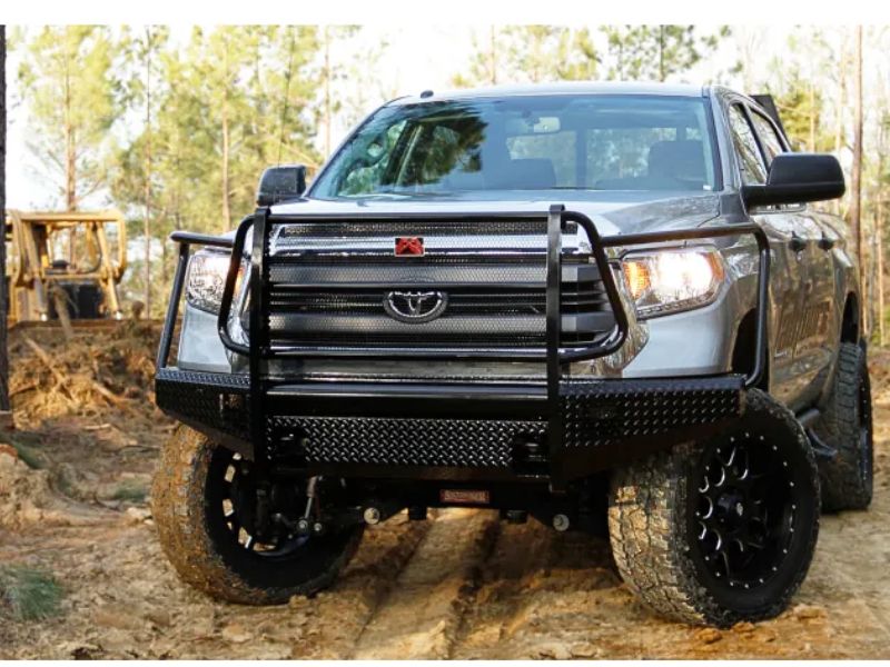 Fab Fours CS16-K3860-1 Chevy Silverado 1500 2016-2018 Black Steel Front Bumper Full Guard