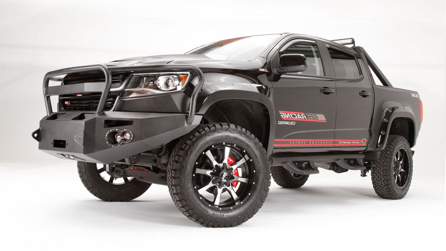 Fab Fours CC15-H3350-1 Chevy Colorado 2015-2020 Premium Front Bumper Winch Ready Full Guard - BumperStock