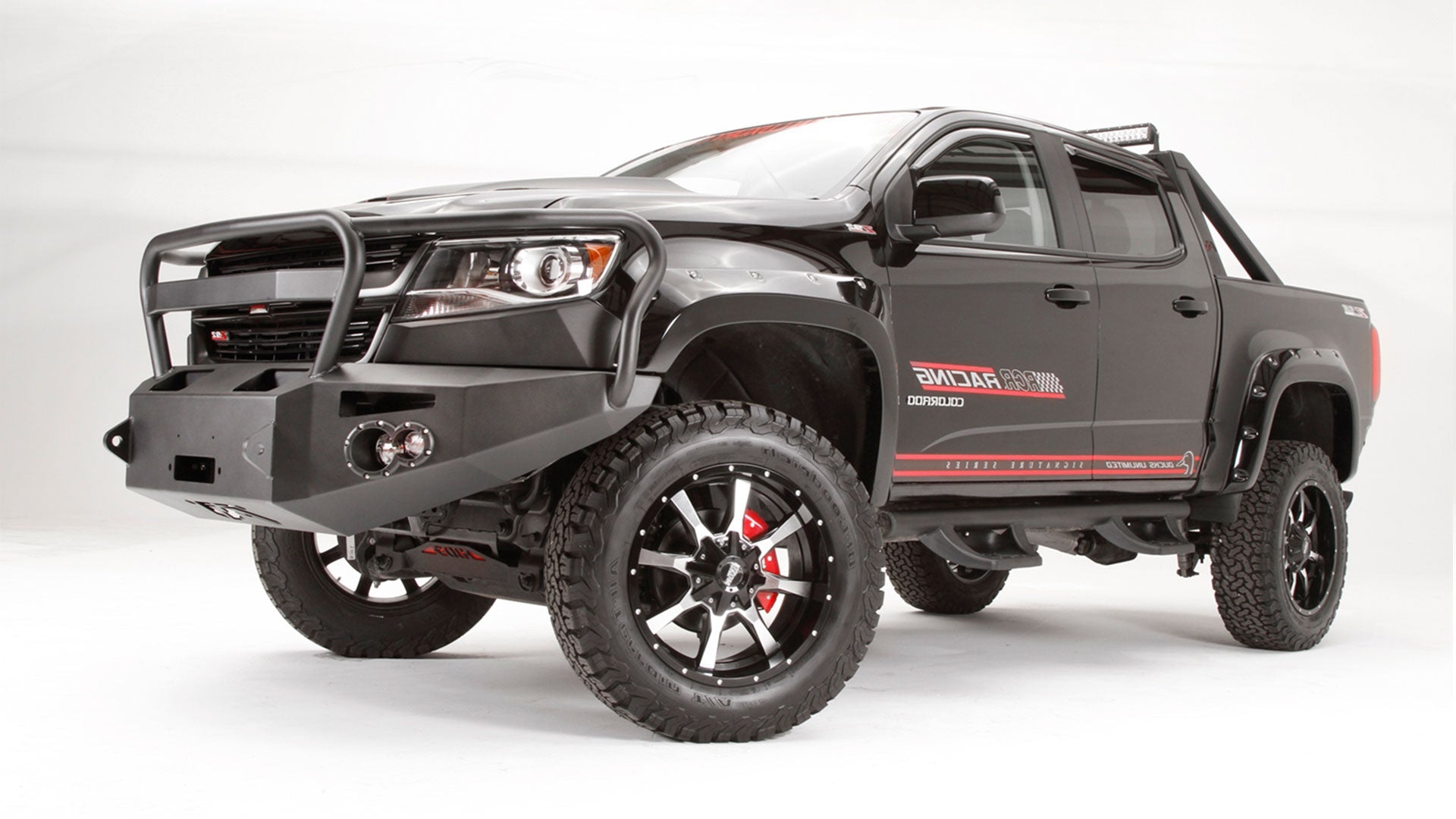 Fab Fours CC15-H3350-1 Chevy Colorado 2015-2020 Premium Front Bumper Winch Ready Full Guard - BumperStock