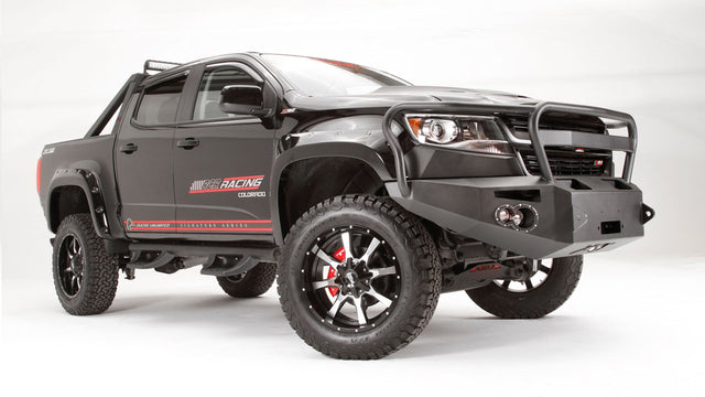 Fab Fours CC15-H3350-1 Chevy Colorado 2015-2020 Premium Front Bumper Winch Ready Full Guard - BumperStock