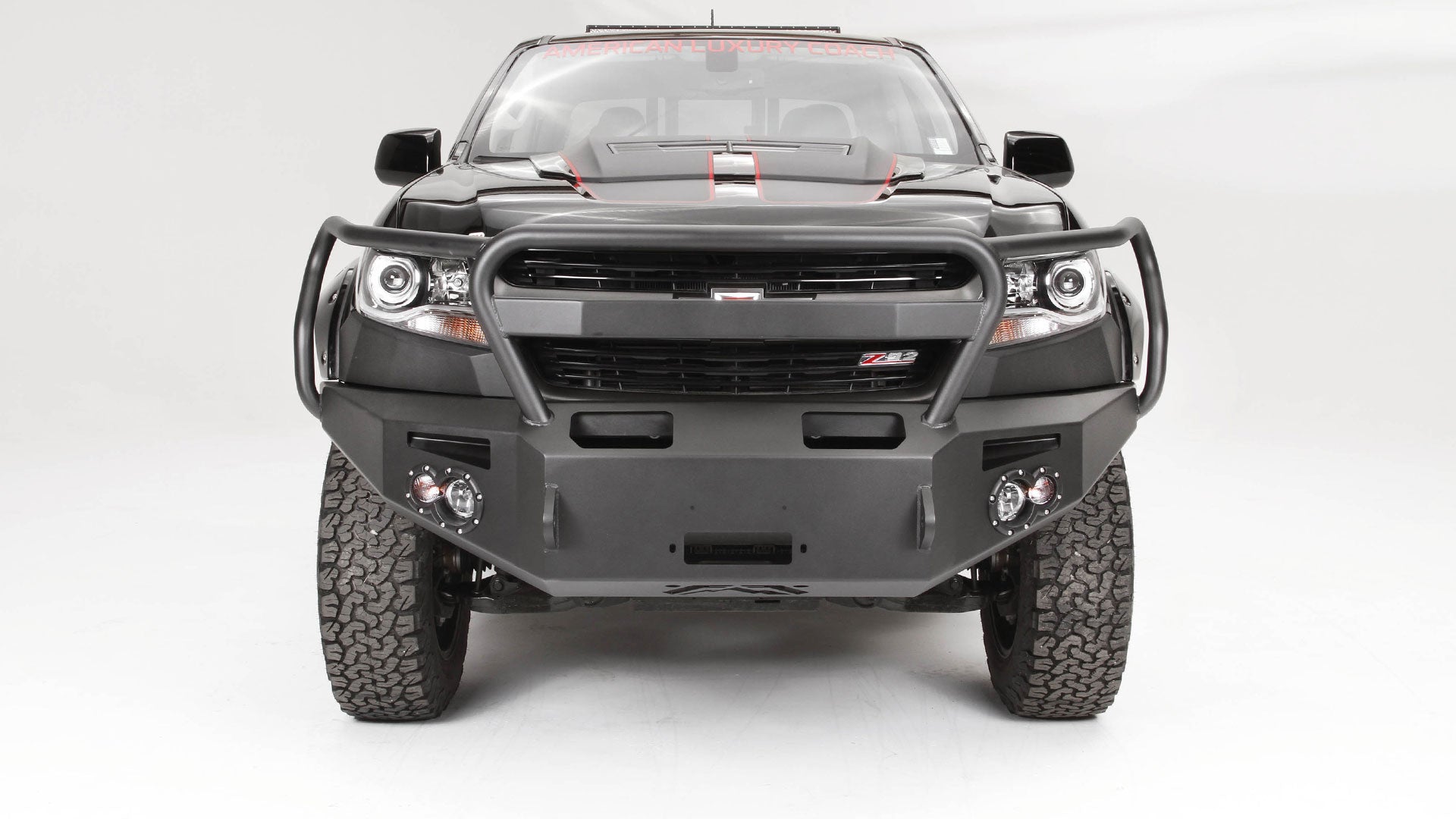 Fab Fours CC15-H3350-1 Chevy Colorado 2015-2020 Premium Front Bumper Winch Ready Full Guard - BumperStock