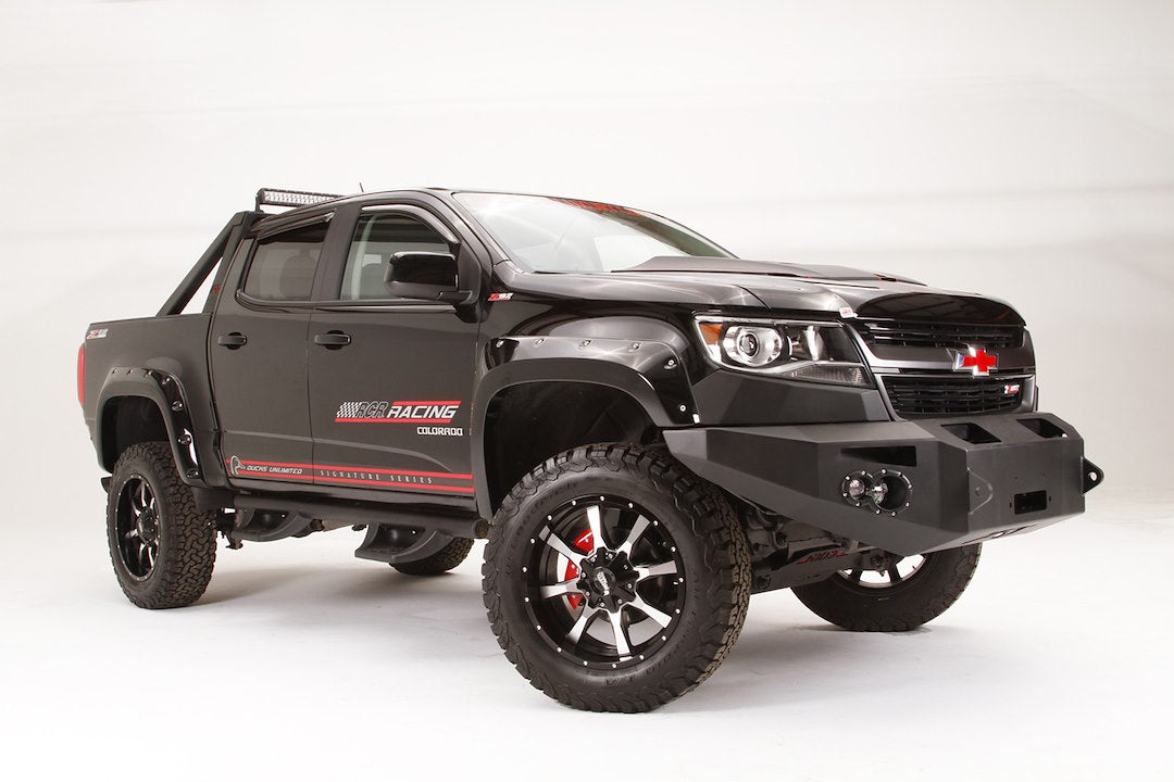 Fab Fours CC15-H3351-1 Chevy Colorado 2015-2020 Premium Front Bumper Winch Ready No Guard - BumperStock