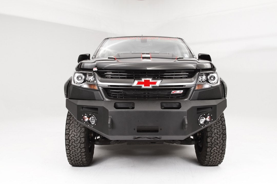 Fab Fours CC15-H3351-1 Chevy Colorado 2015-2020 Premium Front Bumper Winch Ready No Guard - BumperStock