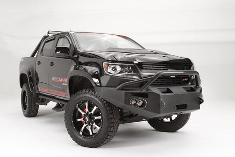 Fab Fours CC15-H3352-1 Chevy Colorado 2015-2020 Premium Front Bumper Winch Ready Pre-Runner Guard - BumperStock