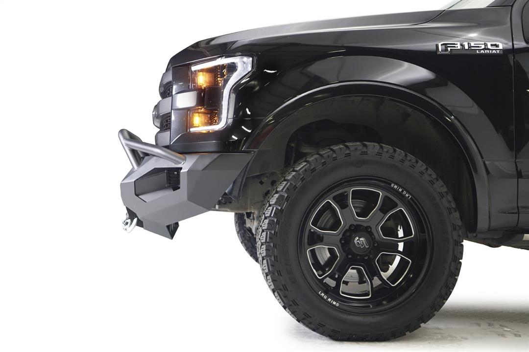 Fab Fours  Ford F150 2015-2017 Matrix Front Winch Bumper Pre-Runner Guard - BumperStock
