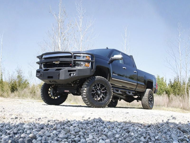 Fab Fours CH14-A3050-1 2015-2019 Chevy Silverado 2500/3500 HD Premium Front Winch Bumper Full Guard