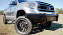 Fab Fours TT07-K1861-1 Toyota Tundra 2007-2013 Black Steel Front Bumper No Guard - BumperStock