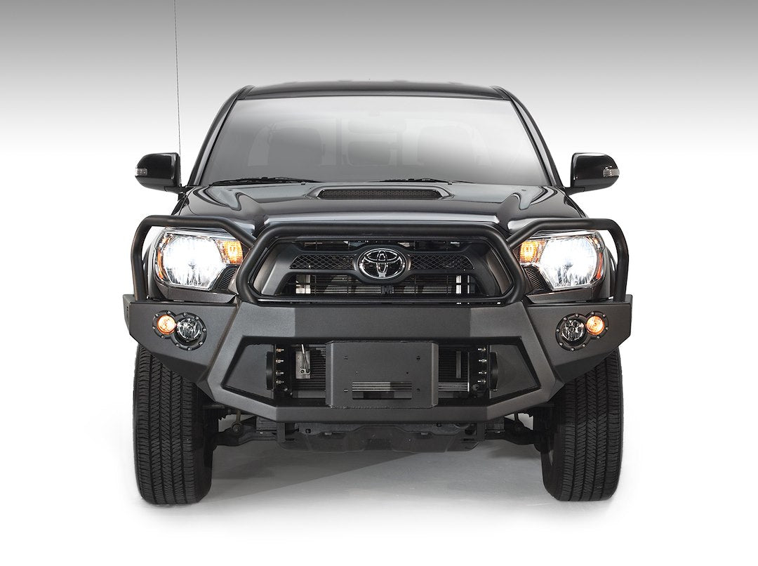 Fab Fours TT12-B1650-1 Toyota Tacoma 2012-2015 Premium Front Bumper Winch Ready Full Guard