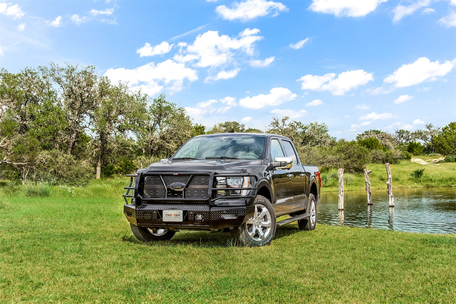 Frontier 300-52-1007 Original Ford F150 2021-2023 Front Bumper - BumperStock