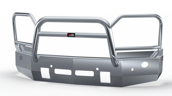Ali Arc Guardian GMG196LS GMC Sierra 2500 2024 Front Bumper with Fog Lights & Sensor Cutouts - BumperStock
