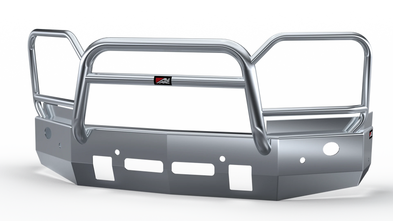 Ali Arc Guardian GMG196LS GMC Sierra 2500 2024 Front Bumper with Fog Lights & Sensor Cutouts - BumperStock