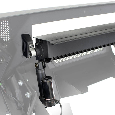 Go Rhino 341301T 2019-2023 Ram 1500 Element Front Bumper with Power Actuated Hide-Away Light Bar Mount - BumperStock