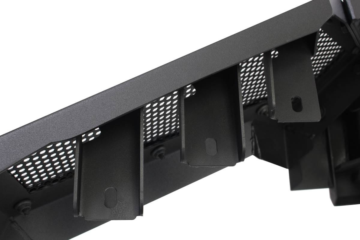 Go Rhino 341301T 2019-2023 Ram 1500 Element Front Bumper with Power Actuated Hide-Away Light Bar Mount - BumperStock