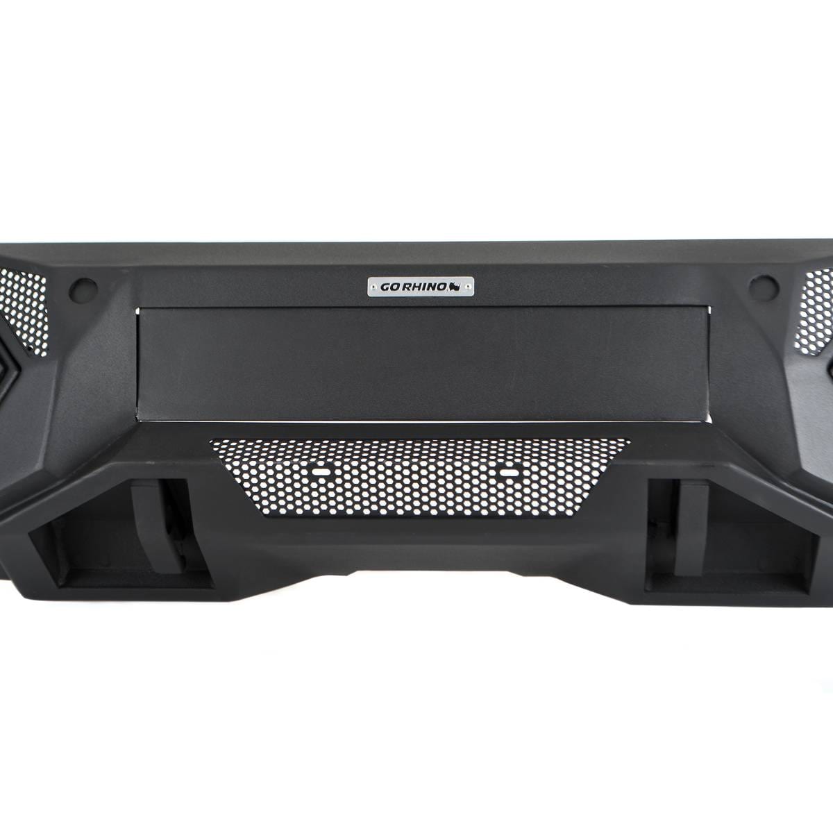 Go Rhino 341301T 2019-2023 Ram 1500 Element Front Bumper with Power Actuated Hide-Away Light Bar Mount - BumperStock