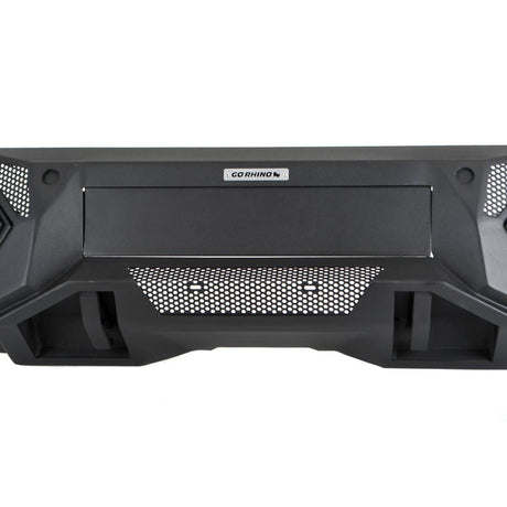 Go Rhino 341301T 2019-2023 Ram 1500 Element Front Bumper with Power Actuated Hide-Away Light Bar Mount - BumperStock