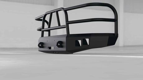 Hammerhead 600-56-0500 Ford Bronco 1992-1996 Front Winch Bumper with Full Brush Guard - BumperStock