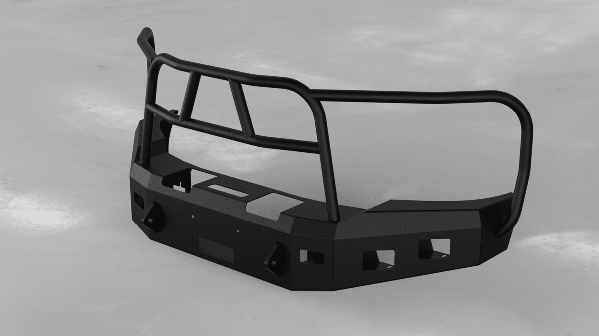 Hammerhead 600-56-0814 Ford F150 2018-2020 Front Winch Bumper with Full Brush Guard - BumperStock