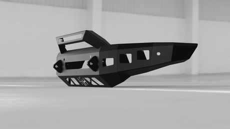 Hammerhead 600-56-0889 Nissan Titan 2016-2019 Front Non-Winch Bumper Formed Pre-Runner - BumperStock